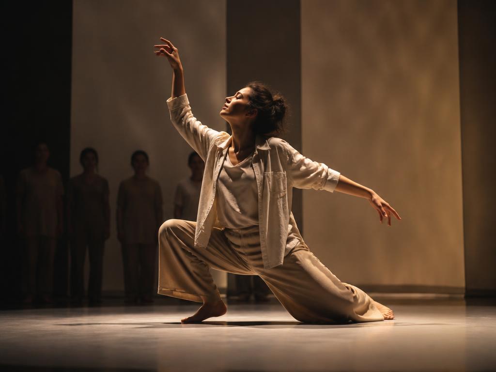 A contemporary dance performance